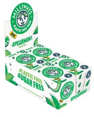 Sugar-Free Spearmint Chewing Gum | Xylitol, Plant-Based, Plastic-Free | 40