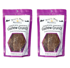 2 Pack Rise’n Roll Amish Bakery Chocolate Covered Cashew Crunch 8oz Bag Indiana