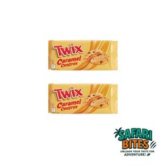 2x Twix Soft Baked Cookies Biscuits With Caramel Centres 144g