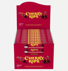 NEW Cadbury Cherry Ripe Aussie Dark Chocolate 48 Share Pack x 52g Party Pantry!