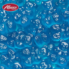 Albanese Candy, Blue Raspberry Gummi Bears, 5-Pound Bag