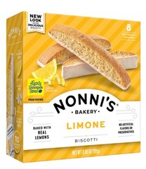 🟠 New Nonni’s Bakery Limone Real Lemons Alex Biscotti Italian Cookies 6.88oz