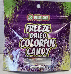 Bliss Life Freeze Dried Colorful Candy- LOT of 10 Bags- 1oz per bag Exp 4/20 NEW
