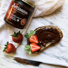 Artisana Organics Hazelnut Cacao Spread, 8 Oz | No Palm Oil, Sweetened with Coco