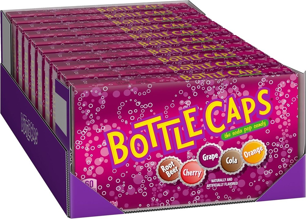 Bottle Caps Cola, Cherry/Grape/Root Beer/Orange, 10 Count, 5 oz