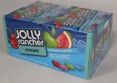 Jolly Rancher Chews Candy Original Fruit Flavors Chewy Bulk 12 Count Boxes