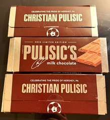 RARE Hershey’s Christian Pulisic Chocolate barsLimitedEdition FIFA WORLD CUP USA