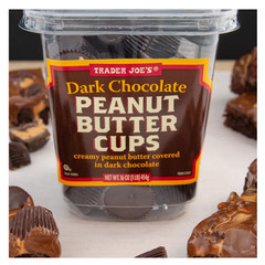Trader Joe’s Dark Chocolate Peanut Butter Cups (2-Pack, 16 oz Each)