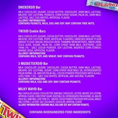 SNICKERS TWIX 3 MUSKETEERS MILKY WAY Full Size Halloween Chocolate Candy Vari…