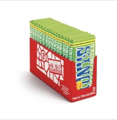 Tony’s Chocolonely, Dark Chocolate Almond Sea Salt, 6.35 Ounce, 15 Pack