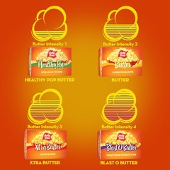 Blast O Butter, Ultimate Movie Theater Butter Microwave Popcorn, 1.5oz Person…