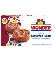 🟠 New Limited Edition Wonder Pecan Cinnamon Twists Baked Swirls Soft 16oz