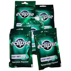 5 packs Chewy Mints Wrigley’s Eclipse Spearmint Powerful Refresh Breath New- 45g