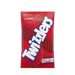 TWIZZLERS Twists Strawberry Flavored Licorice Style, 7 Ounce (Pack of 1), Red