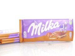 5 Milka Caramel Chocolate Bar 100g each exp date 07/05/25 made in GERMANY