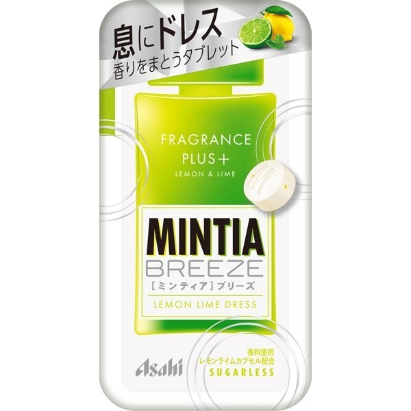Asahi Mintia Breeze Lemon Lime Dress sugarless 30 tablets from Japan