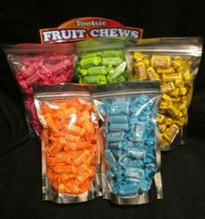 Tootsie Roll Fruit Chews BULK CANDY- ONE POUND Chewy Fruit Chews Candy 16 oz
