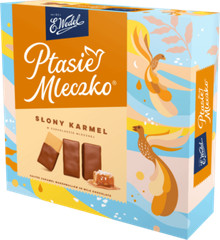 WEDEL PRALINES PTASIE MLECZKO – SALTED CARAMEL – 340G – CHOCOLATE MARSHMALLOWS !