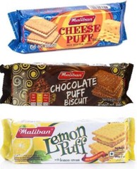 Maliban Biscuits In 3 Flavors(Lemon/Chocolate/Cheese) 200G×3Pkt Tea Snack Offer