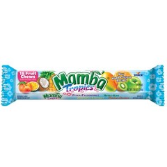 Mamba Tropics Fruit Chews Candy, 18 Pieces (Pack of 24)
