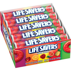 Life Savers Five Flavors Hard Candy, 1.14 Ounce (Pack of 2), Total 20 Count