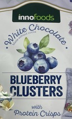Innofoods White Chocolate Blueberry Clusters Lot of 3 Bags 36 Total Pouches NEW