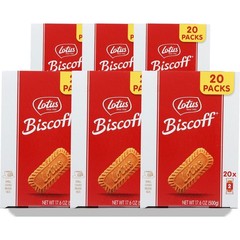 Lotus Biscoff 20 Cookies 17.6 Oz 500 G 6 Pack