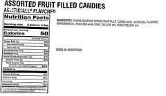 SweetGourmet Arcor Fruit Filled Assorted Bon Bon Hard Candy, 3 Lb- FREE SHIPPING