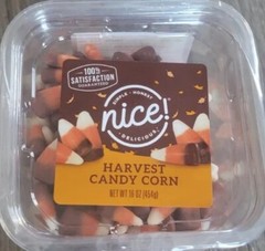 Nice! – Harvest Candy Corn witha Chocolaty Twist – 16 Oz Tub