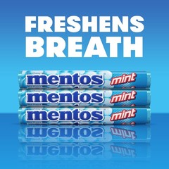 Mentos Chewy Mint Candy Roll, , Non Melting, Party, 14 Count (Pack of