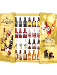 Dark Chocolate Liqueur Liquor 2.2 Lbs 64 Bottles Anthon Berg NEW