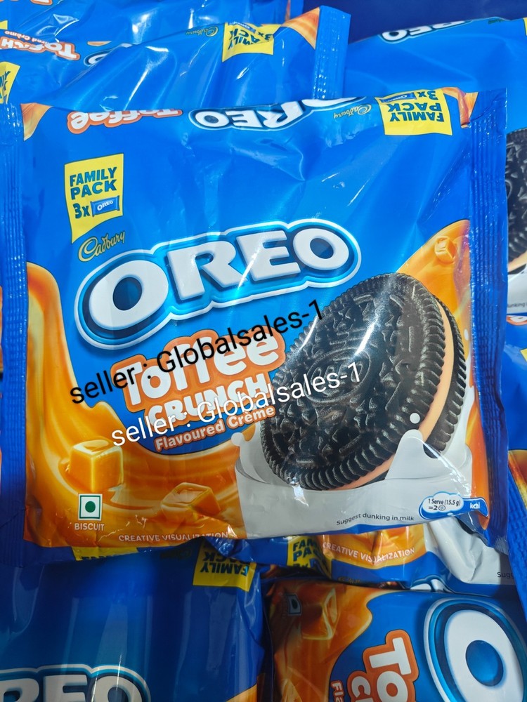 Oreo Toffee Crunch biscuits, Oreo Toffee flavour, 255g Big packet, Free ship