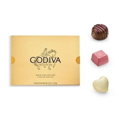 Godiva Assorted Belgian Chocolate Gift Box, Dark & Milk, 30 Pc