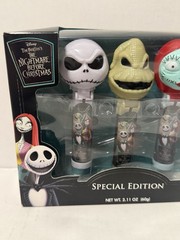Pop Ups! Nightmare Before Christmas Strawberry Lollipops 6ct Box 60g