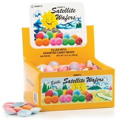 Gerrit’s Satellite Wafers Candy Pack of 240 Filled with Assorted Beads Lig…