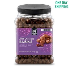 Member’s Mark Chocolate Covered Raisins 54oz Bulk Candy Snack Sweet Treat