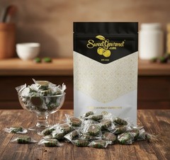 SweetGourmet Chocolate Starlight Mint | Bulk Wrapped Hard Candy | 1 Pound