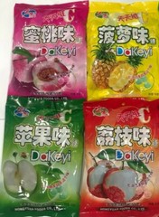4 Bags, Hong Yuan, Pineapple, Green Apple, Lychee, Peach, Hard Candy, 12.35 oz