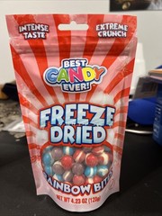 BEST CANDY EVER! Freeze Dried Candy Rainbow Bites 4 Packs Exp 5/20/2026