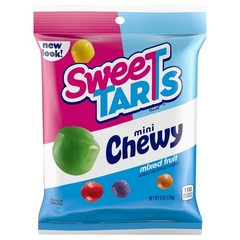 SweeTARTS Mini Chewy, Candy, Mixed Fruit, 6 oz 6 Ounce (Pack of 1), Orange