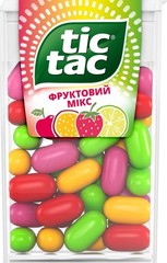 Tic Tac Fruity Mix Dragees 18g x 12 – Assorted Fruit & Mint