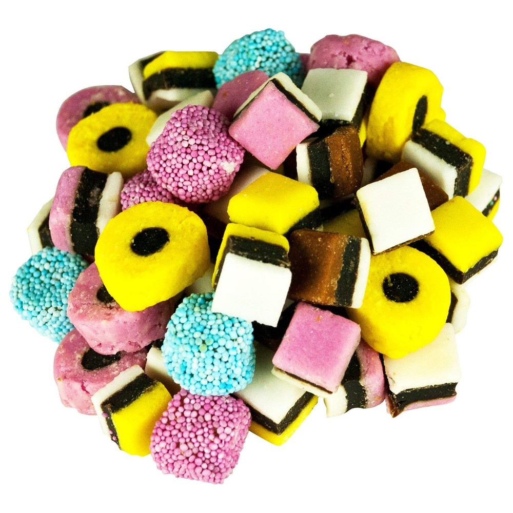 Candy Retailer Gustaf’s English Licorice Allsorts Gourmet Candy 1 Lb