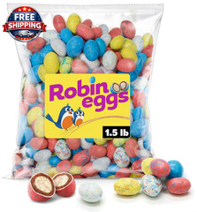 Robin Eggs Malted Milk Balls Minis – Easter Candy Coated Malted Milk Chocolate E