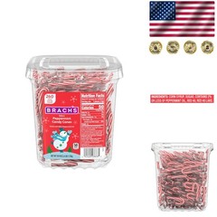 Share Joy with Mini Peppermint Candy Canes, 260ct Tub – Classic Holiday Delight