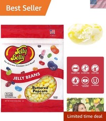 Buttered Popcorn Jelly Beans – 1 Pound 16 Ounces Resealable Bag – Genuine, Of…