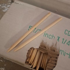 Perfect Stix CDS55SP Candy Apple Sticks Semi-Pointed 5.5″ x 1/4″ Bulk 2000 Ct