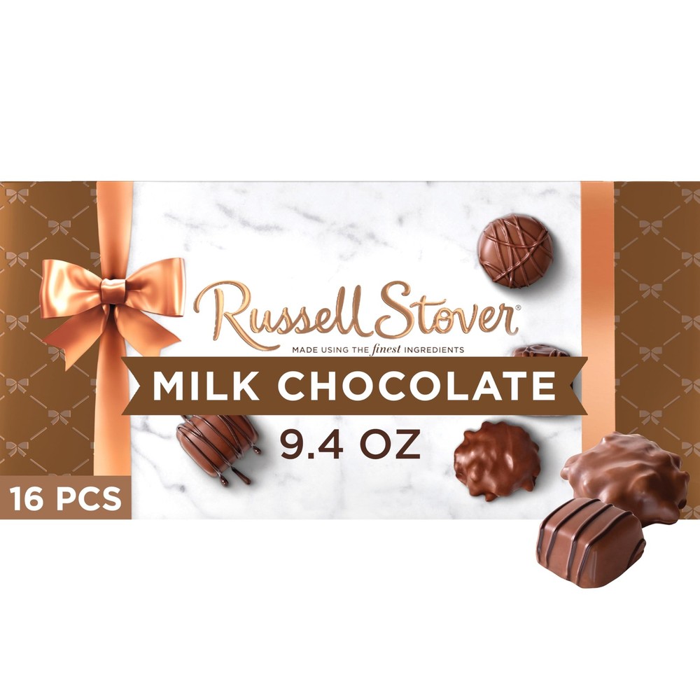 Russell Stover, Milk Chocolate Assortment, Gift 9.4 oz (Pack of 1)