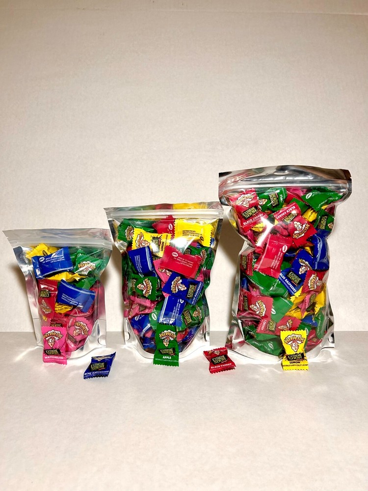 Warheads Bulk Hard Sour Candy 4oz 8oz 1LB 2LB 3LB 5LB Extreme Sour Flavor