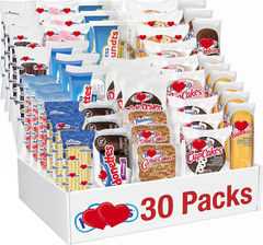 Assorted Cakes Individually Wrapped, 30 Count Single Cake Snacks Assortment, Min