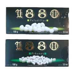1880 Peladillas Candied Marcona Almonds Pinones Pine Nuts Spanish Summer Snacks